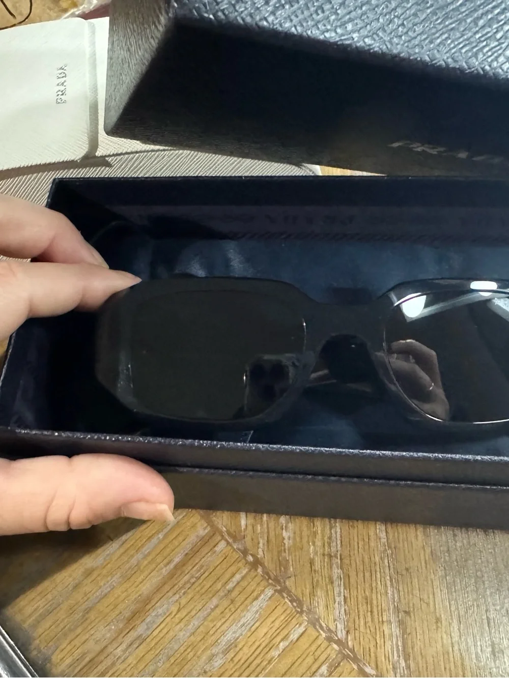 Prada Milano Glossy Black Men’s Sunglasses